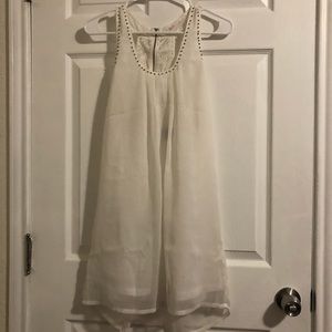 Aggie White Jewel Dress